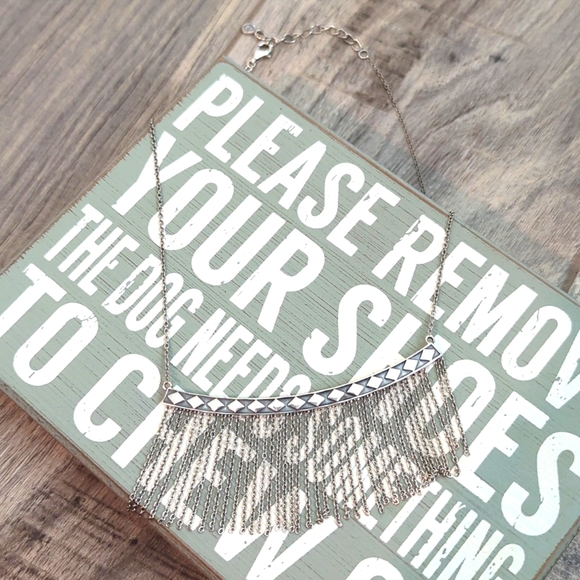 Silpada diamond fringe necklace - Picture 2 of 8